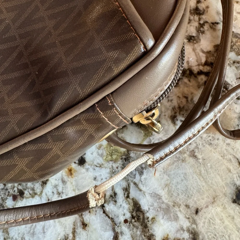 Valentino Vintage Brown Crossbody Bag